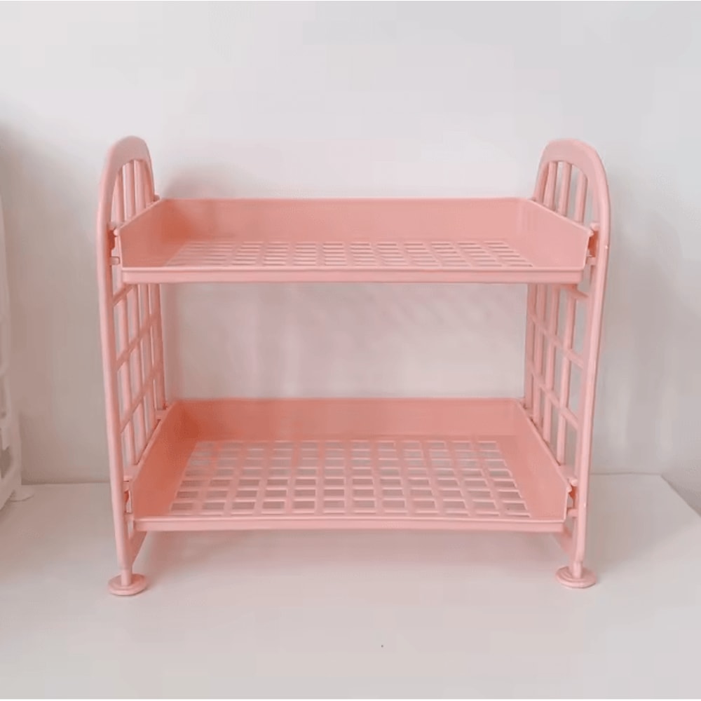 Desktop Storage Shelf Multi Tier Organizer For Office And Dorm Use 5