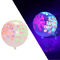 Glow In The Dark Heart Balloons 12 Inch Fluorescent Party Decor Set 4