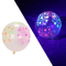 Glow In The Dark Heart Balloons 12 Inch Fluorescent Party Decor Set 5