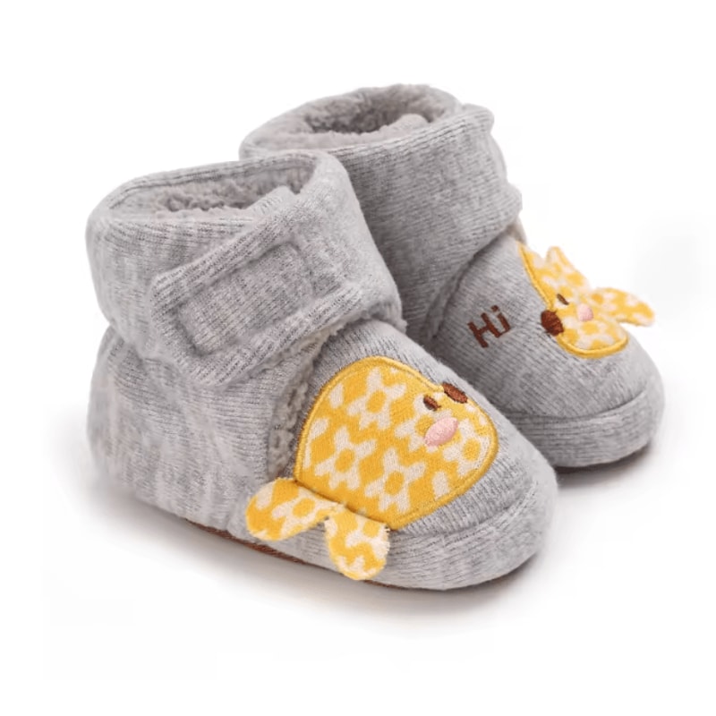 Baby First Walker Shoes Soft Cotton Cartoon Toddler Shoes 4