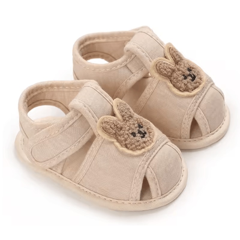 Cute Bear Baby First Step Sandals Soft Sole Infant Walking Shoes 0