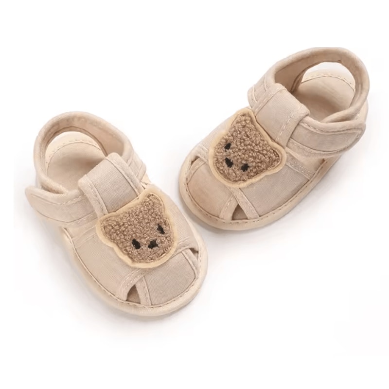 Cute Bear Baby First Step Sandals Soft Sole Infant Walking Shoes 1