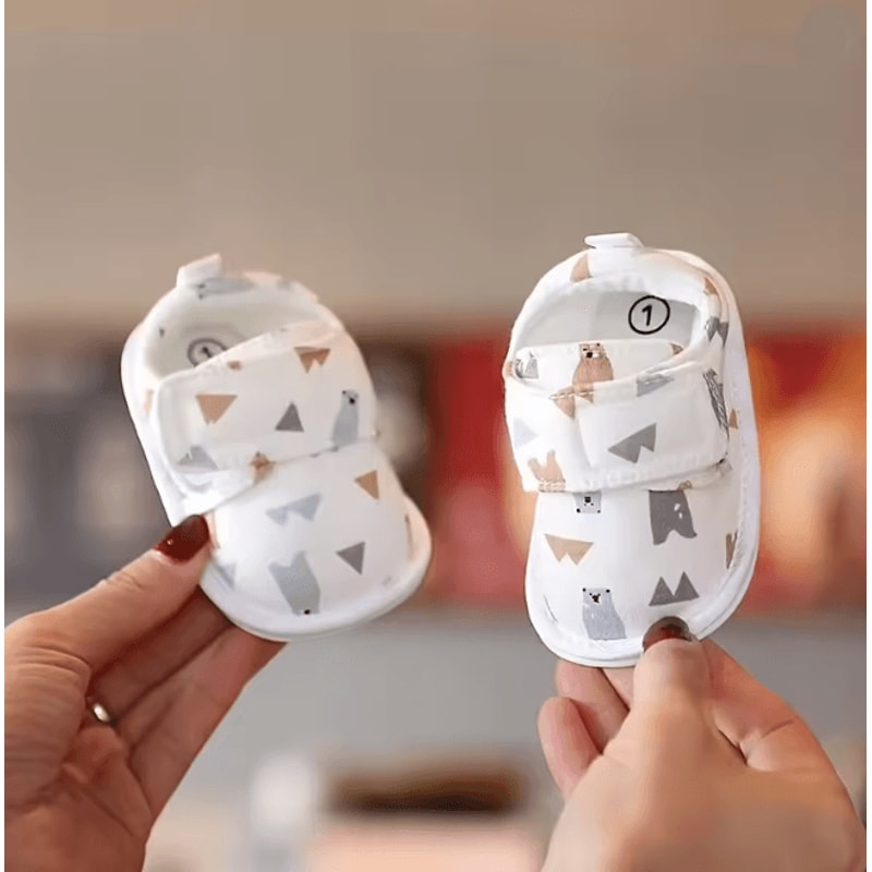 Cute Bear Baby First Step Sandals Soft Sole Infant Walking Shoes 13