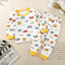 Kids Cotton Sleepwear Set Warm Autumn Winter Pajamas For Boys And Girls 11