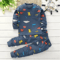 Kids Cotton Sleepwear Set Warm Autumn Winter Pajamas For Boys And Girls 8