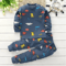 Kids Cotton Sleepwear Set Warm Autumn Winter Pajamas For Boys And Girls 8