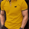 Mens Classic Polo Shirt Short Sleeve Casual Button Lapel Top 3
