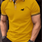 Mens Classic Polo Shirt Short Sleeve Casual Button Lapel Top 3