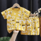 Kids Summer Cotton Clothing Set Cartoon T Shirt And Shorts Outfit 11