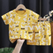 Kids Summer Cotton Clothing Set Cartoon T Shirt And Shorts Outfit 11