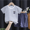 Kids Summer Cotton Clothing Set Cartoon T Shirt And Shorts Outfit 14