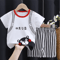 Kids Summer Cotton Clothing Set Cartoon T Shirt And Shorts Outfit 15