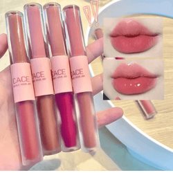 double end lip glaze gloss and matte long lasting lip color
