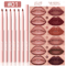 VelvetEdge Lip Liner Pen Set Long Lasting Waterproof Lip Color Collection 3