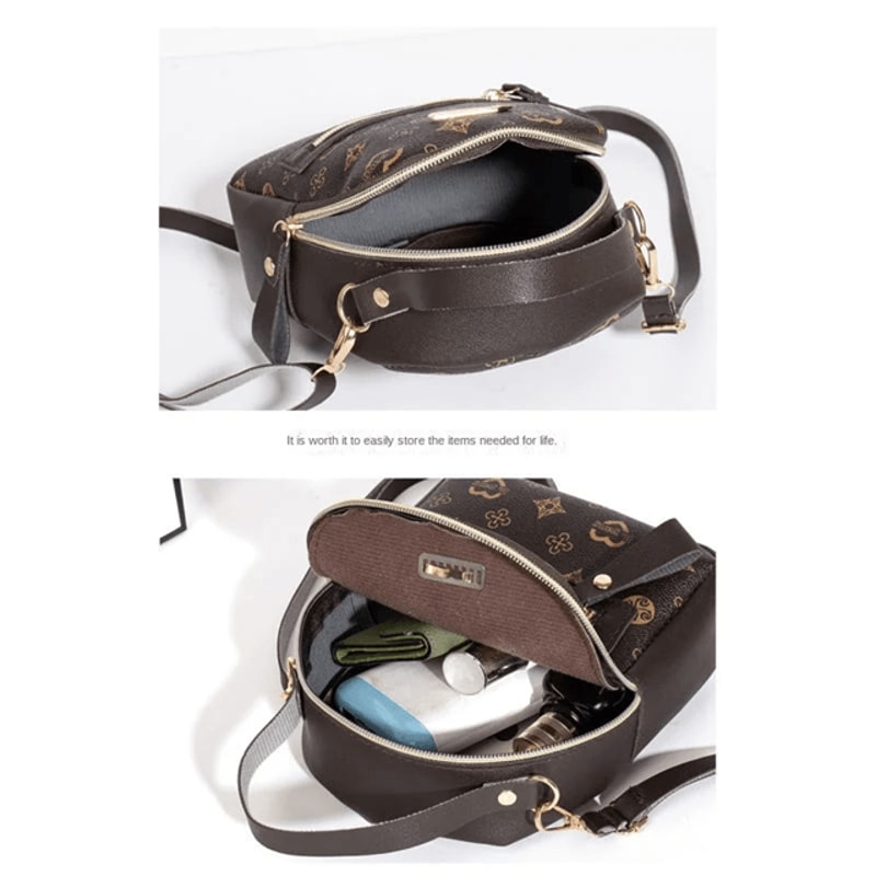 Floral Canvas Backpack Lightweight School Bag For Women 1