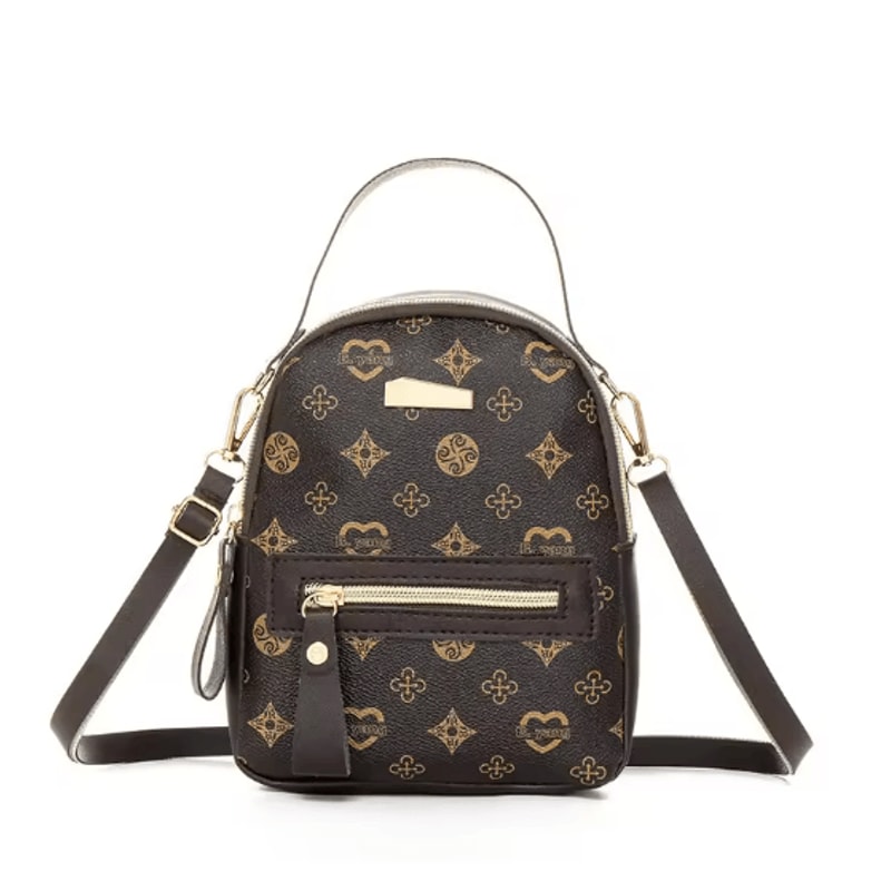 Floral Canvas Backpack Lightweight School Bag For Women 5