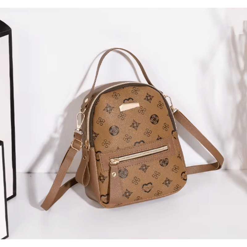 Floral Canvas Backpack Lightweight School Bag For Women 6