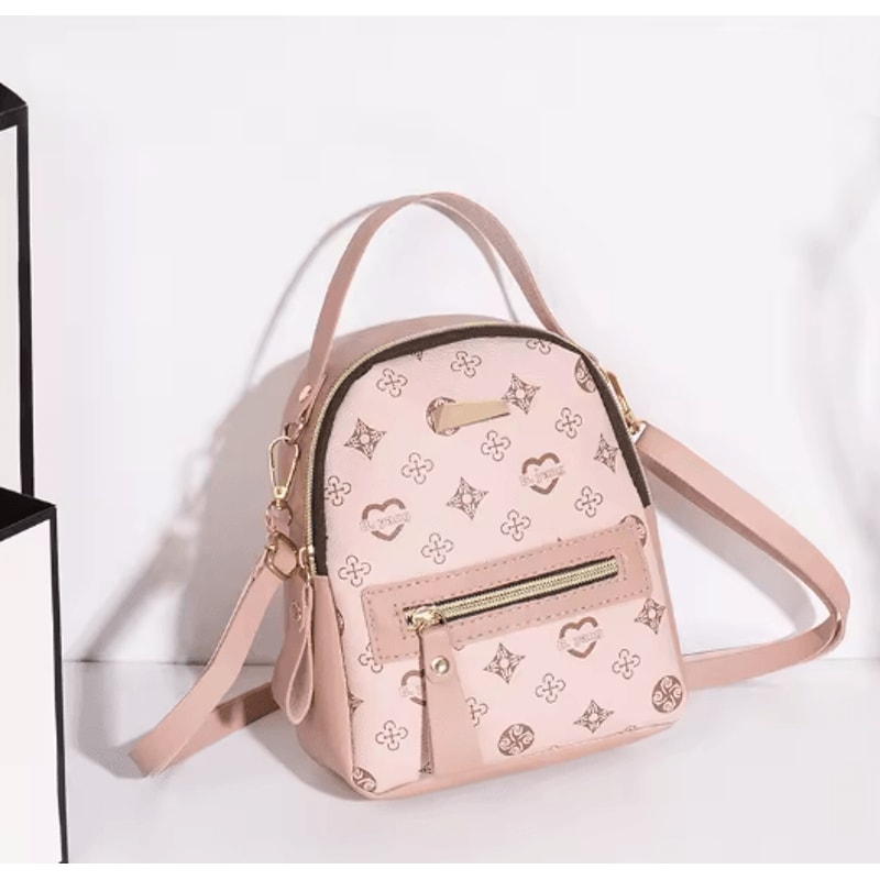 Floral Canvas Backpack Lightweight School Bag For Women 7