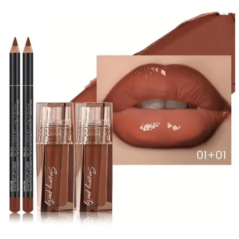 Hydrating Lip Gloss And Lip Liner Set Precision Defined Lips 2