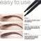 Long Lasting Waterproof Black Eyeliner Pencil Set 5 Pack 0