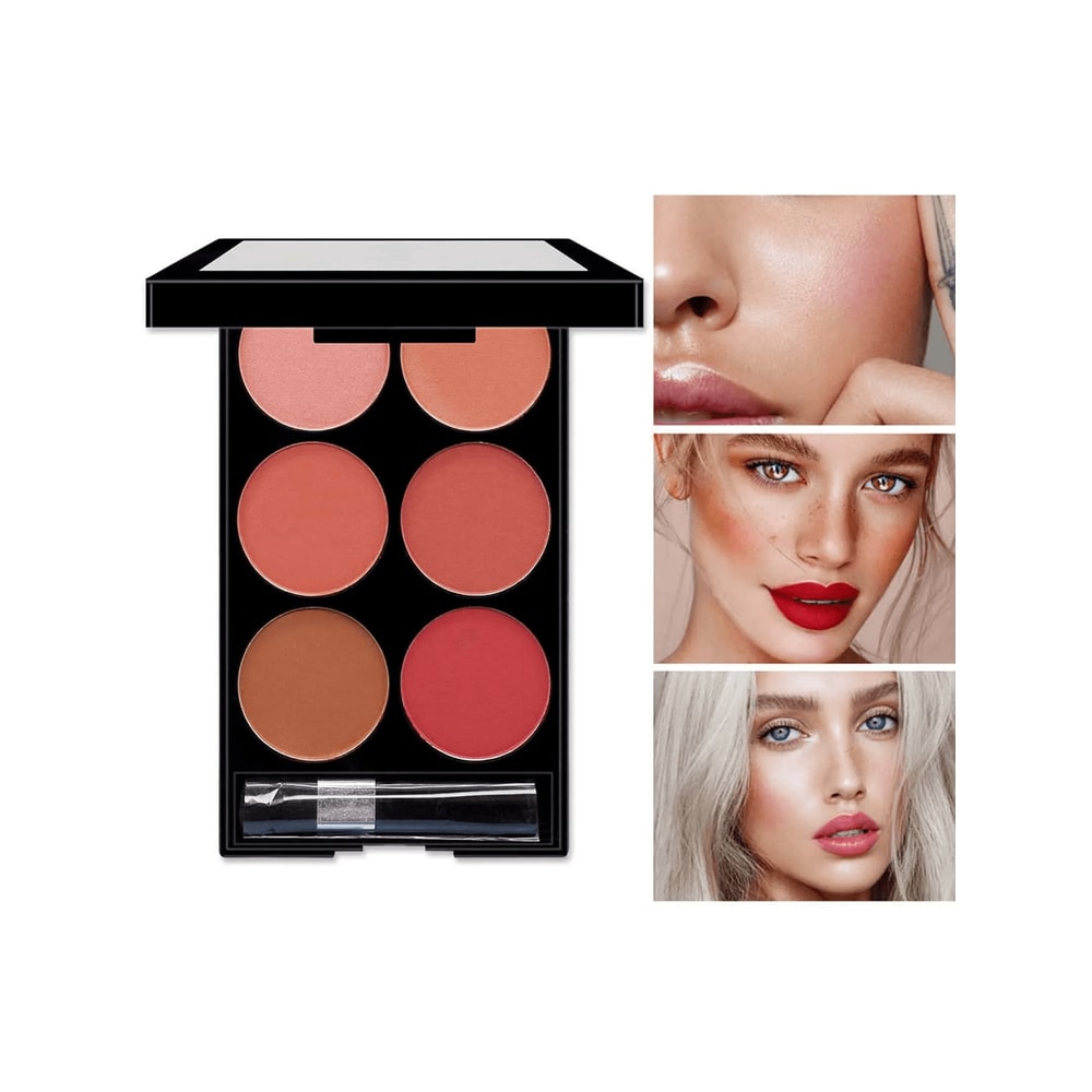 Radiant Sculpt 6 Color Blush And Contour Makeup Palette 2