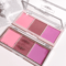HISYI Three Color Matte Blush Natural Soft Powder Palette 1