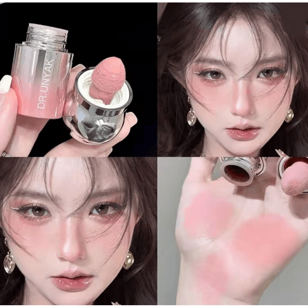 Velvet Matte Liquid Blush Sponge Applicator Stick 5