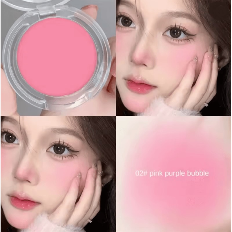 Natural Matte Waterproof Powder Blush For Cheeks And Face Contouring 7
