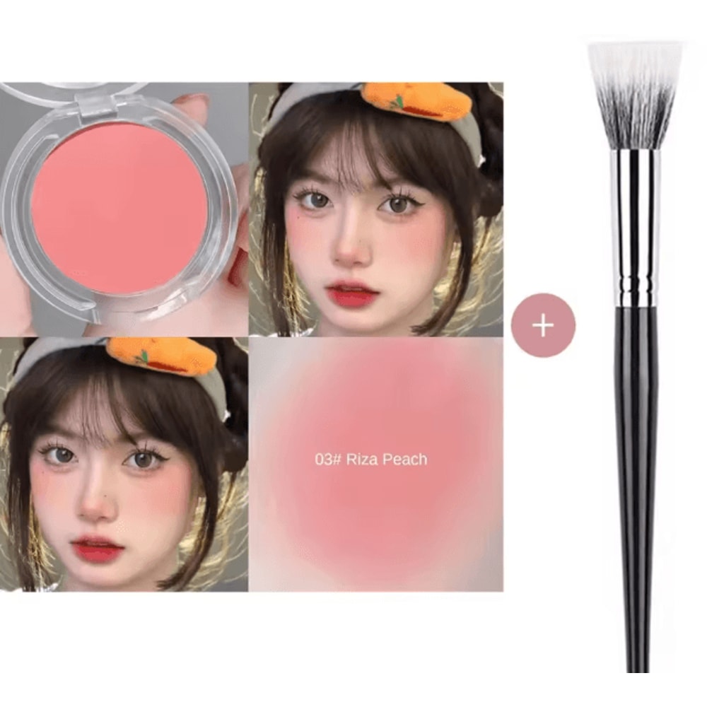 Natural Matte Waterproof Powder Blush For Cheeks And Face Contouring 12