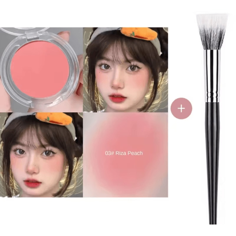 Natural Matte Waterproof Powder Blush For Cheeks And Face Contouring 12