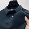 Mens Breathable Business Casual Short Sleeve Polo Shirt Summer Comfort Top 2