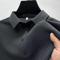Mens Breathable Business Casual Short Sleeve Polo Shirt Summer Comfort Top 9