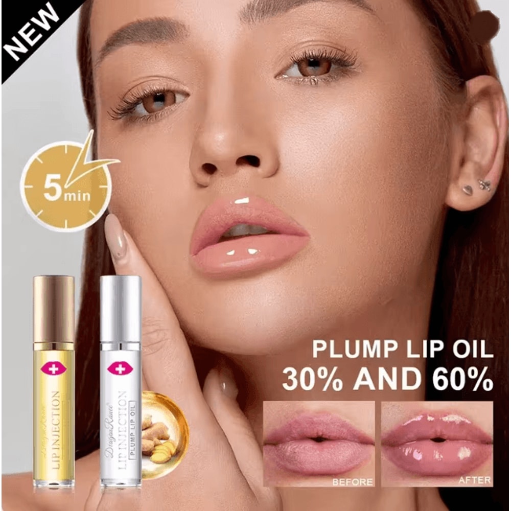 Instant Volumizing Lip Plumper Oil Moisturizing Gloss Serum 3