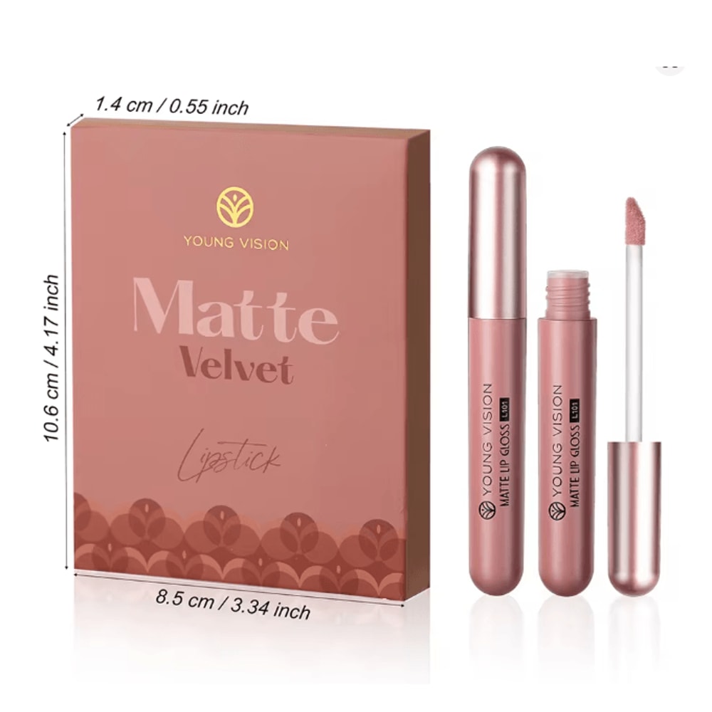 Matte Liquid Lipstick Set Long Lasting Non Stick Lip Gloss Collection 6 Colors 3