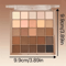 25 Color Neutral Brown Eyeshadow Palette Earth Tone Makeup 3