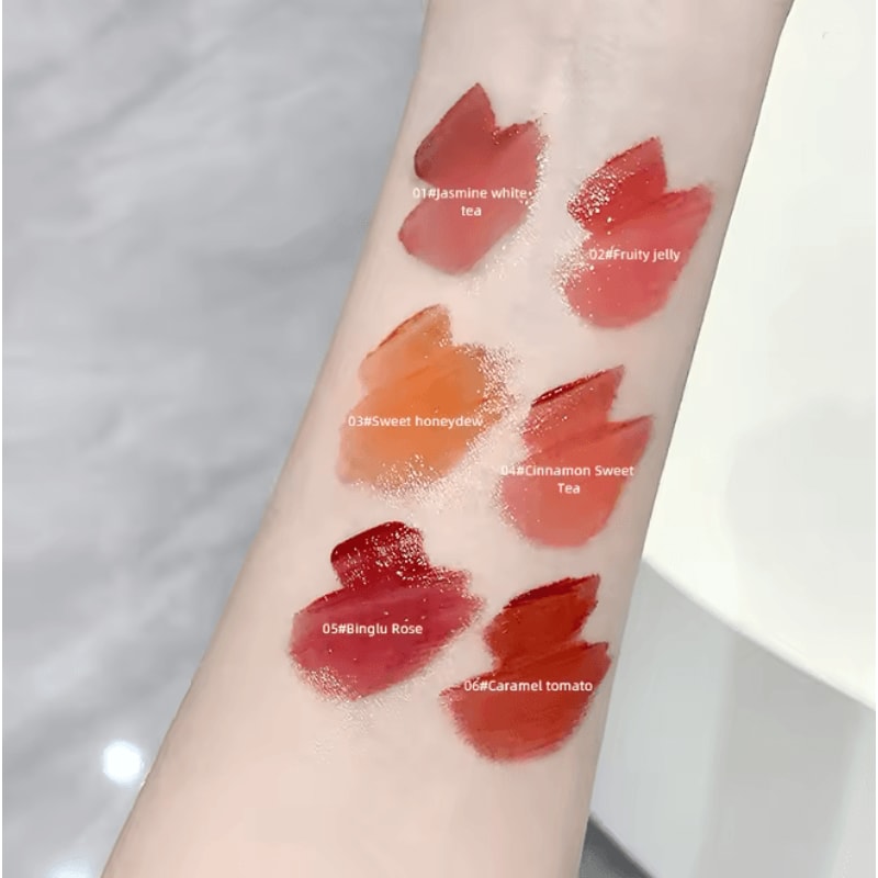 Velvet Matte Lip Cream Water Light Lip Glaze Cute Pendant Design 2