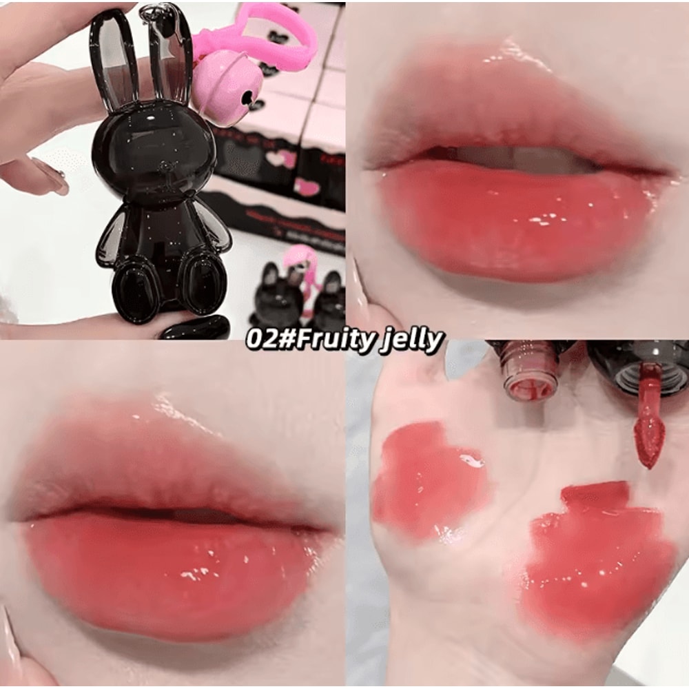 Velvet Matte Lip Cream Water Light Lip Glaze Cute Pendant Design 4