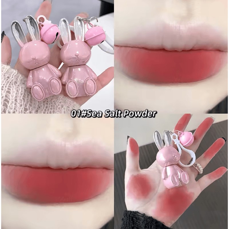 Velvet Matte Lip Cream Water Light Lip Glaze Cute Pendant Design 9