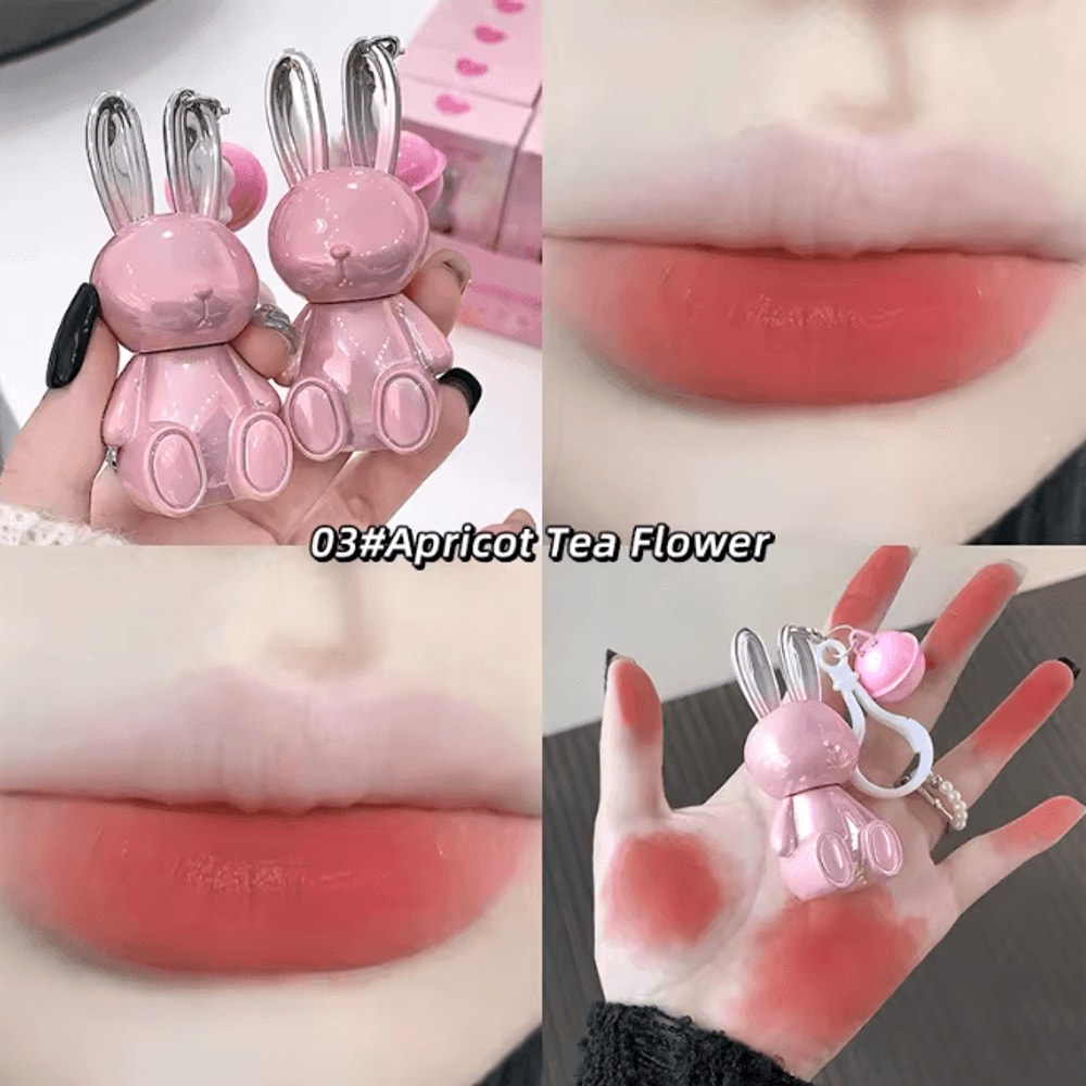 Velvet Matte Lip Cream Water Light Lip Glaze Cute Pendant Design 11
