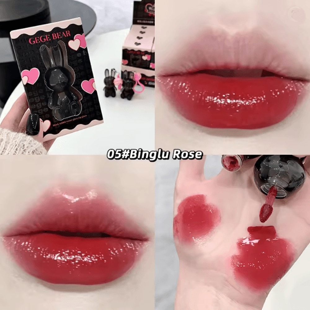Velvet Matte Lip Cream Water Light Lip Glaze Cute Pendant Design 7