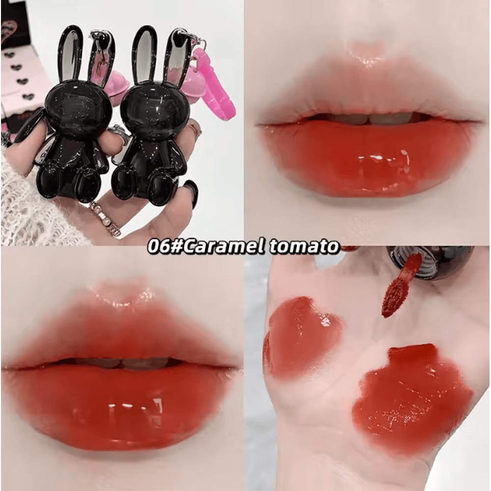 Velvet Matte Lip Cream Water Light Lip Glaze Cute Pendant Design 8