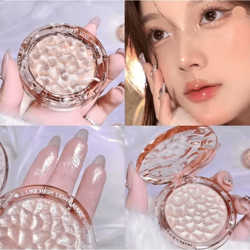 High Gloss Highlight And Contour Powder Palette Natural Glow 7