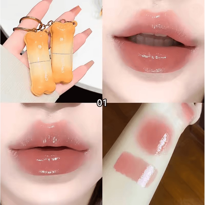 Shiny Nude Lip Glaze Mirror Finish Long Lasting Gloss 9