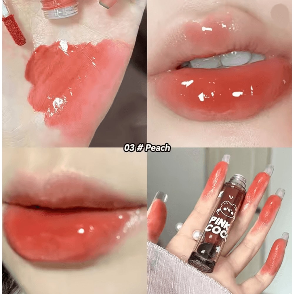 Shiny Nude Lip Glaze Mirror Finish Long Lasting Gloss 12