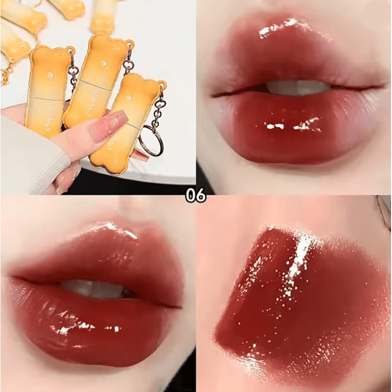 Shiny Nude Lip Glaze Mirror Finish Long Lasting Gloss 14