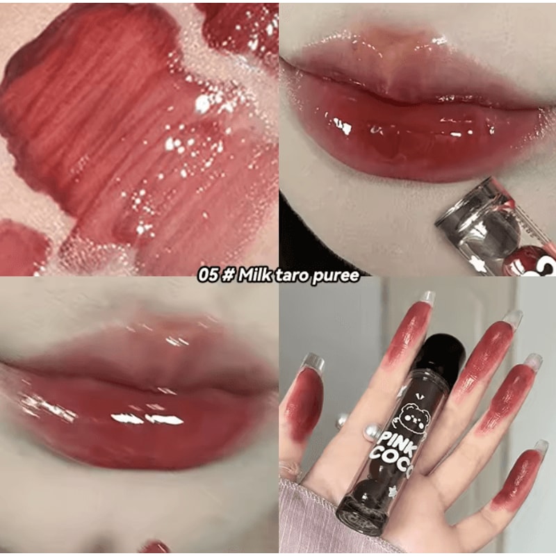 Shiny Nude Lip Glaze Mirror Finish Long Lasting Gloss 16