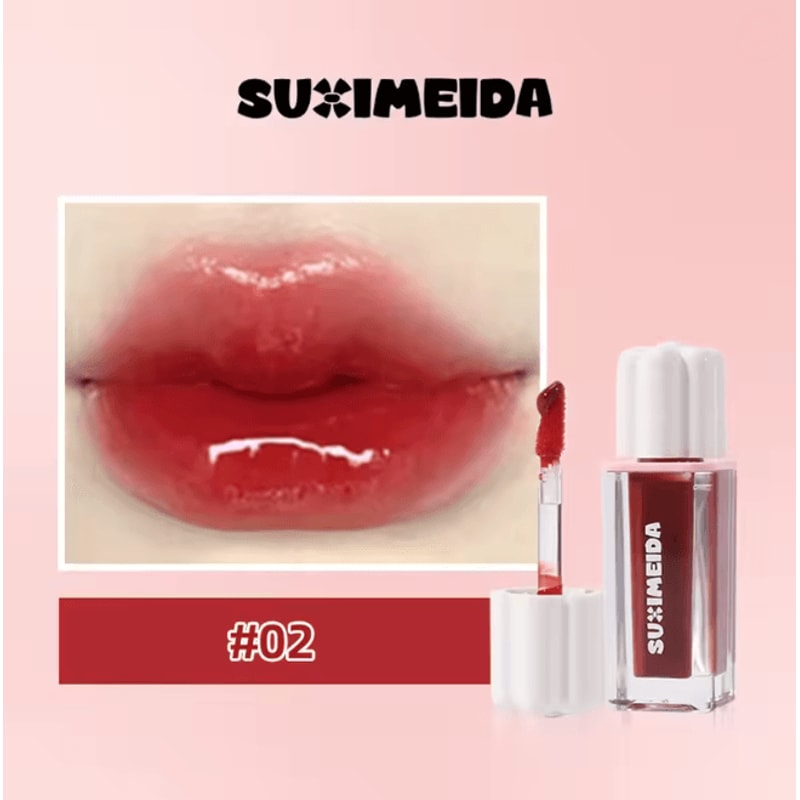 Shiny Nude Lip Glaze Mirror Finish Long Lasting Gloss 8