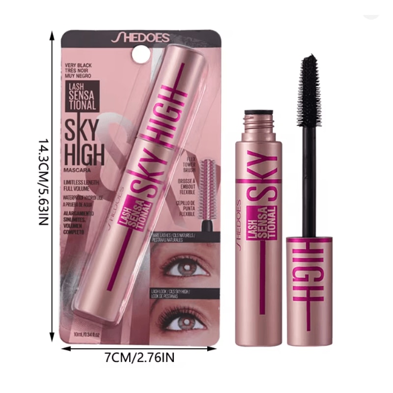 Waterproof Lengthening Mascara Long Lasting Lash Volume 3