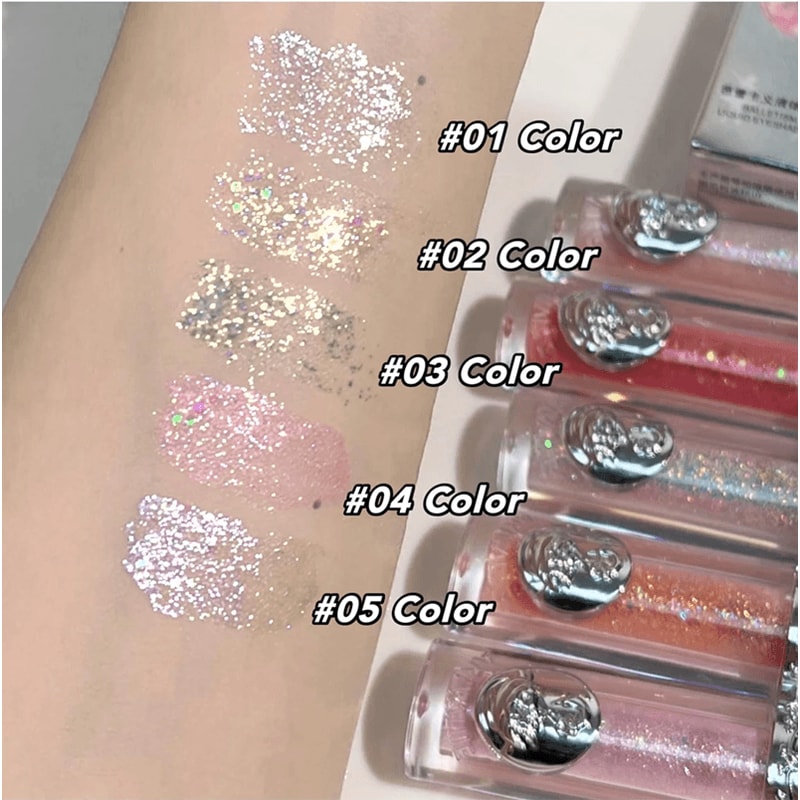 Balletism Liquid Shimmer Eyeshadow Soft Glow Finish 4