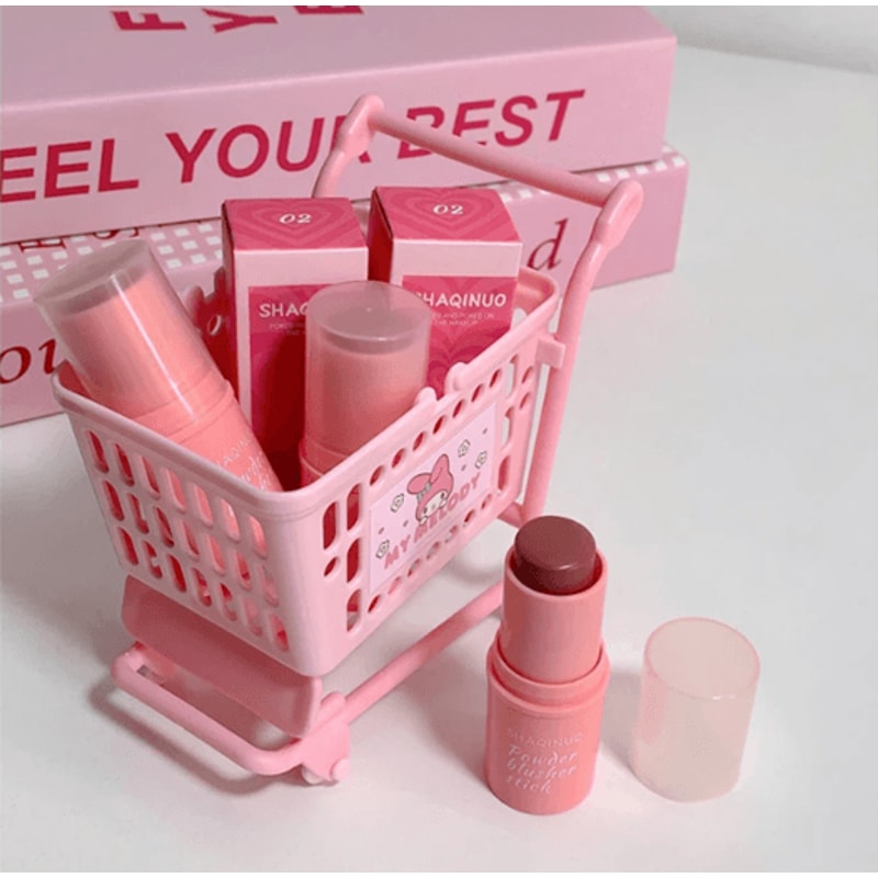 SHAQINUO Energizing Blush Stick Natural Matte Cream Glow 1